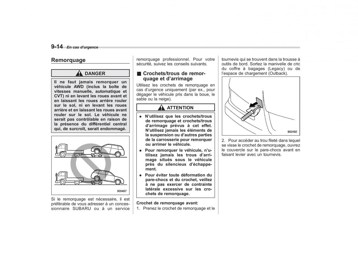 Subaru Outback Legacy IV 4 manuel du proprietaire / page 388