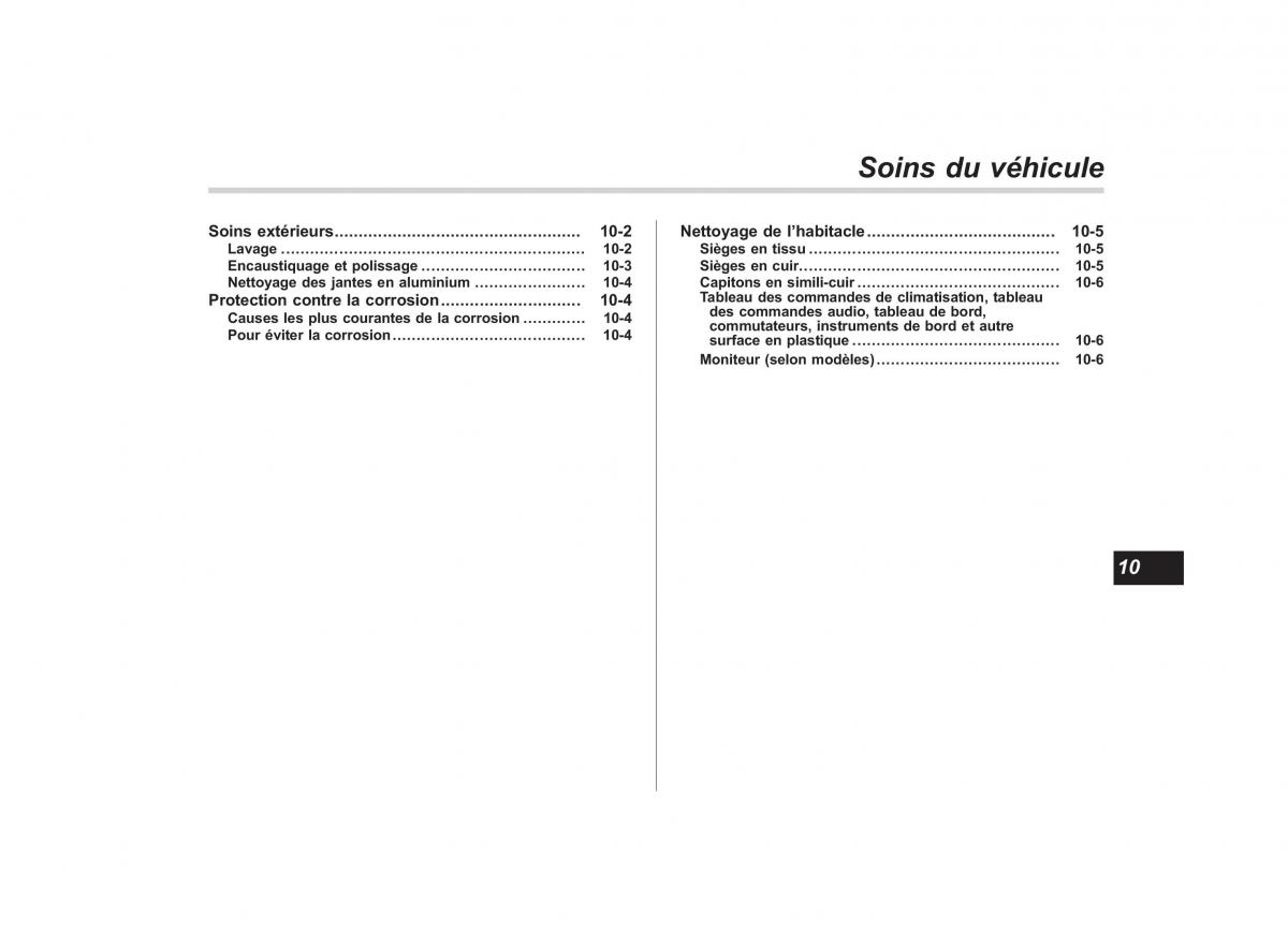 Subaru Outback Legacy IV 4 manuel du proprietaire / page 397