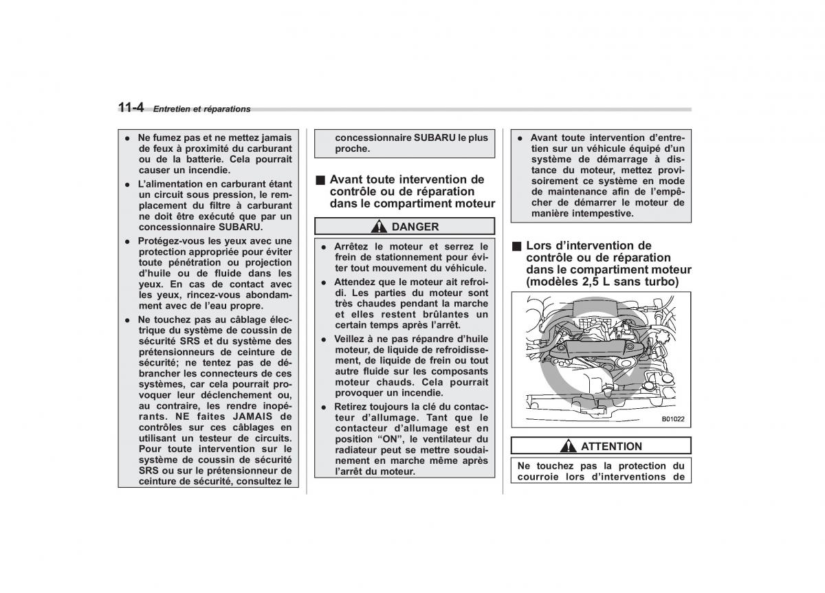 Subaru Outback Legacy IV 4 manuel du proprietaire / page 406