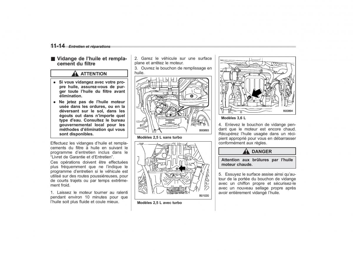 Subaru Outback Legacy IV 4 manuel du proprietaire / page 416