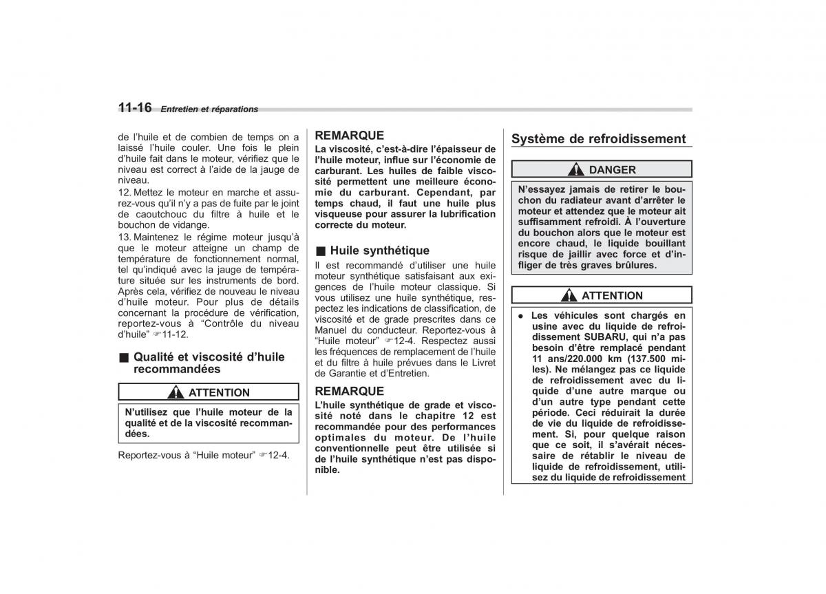 Subaru Outback Legacy IV 4 manuel du proprietaire / page 418