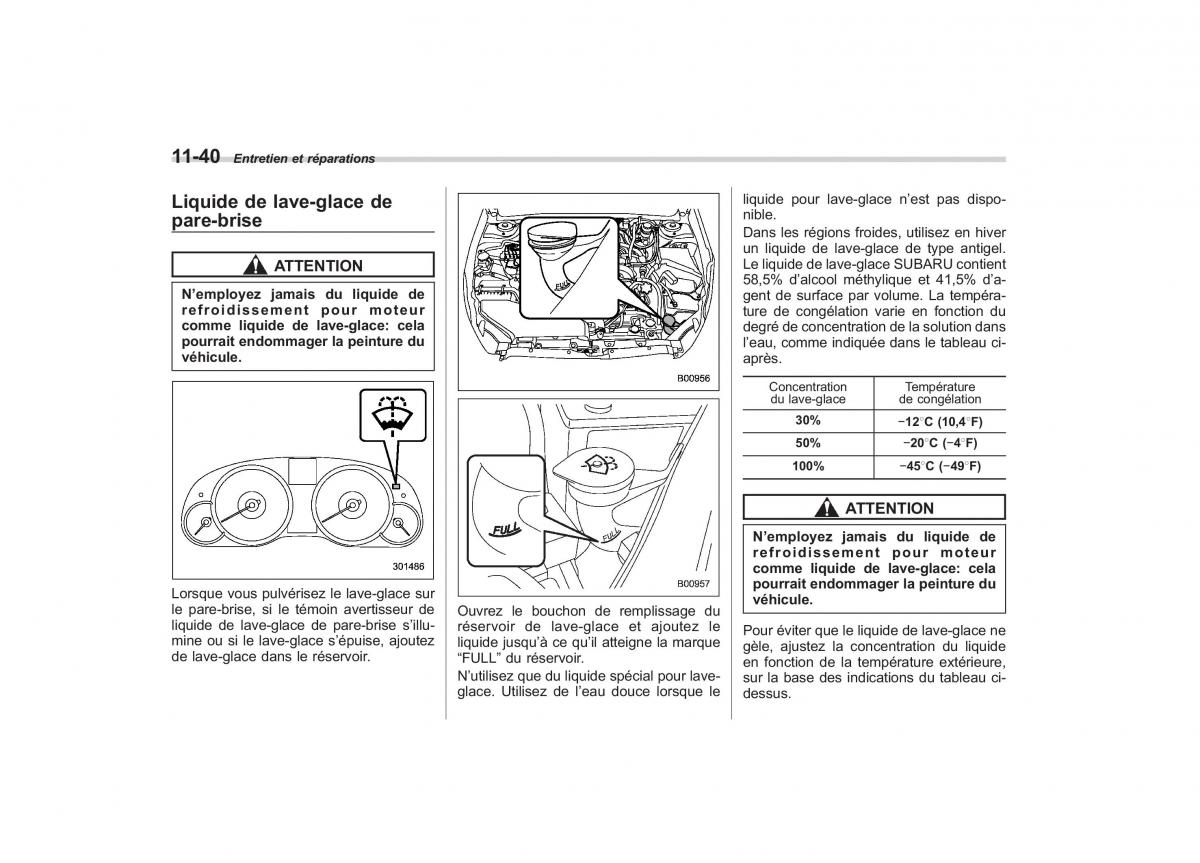 Subaru Outback Legacy IV 4 manuel du proprietaire / page 442