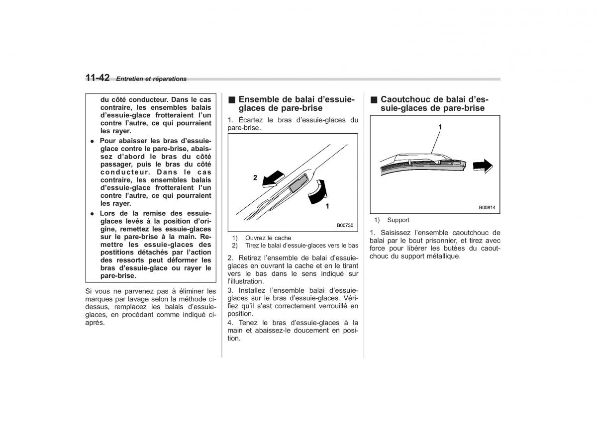 Subaru Outback Legacy IV 4 manuel du proprietaire / page 444