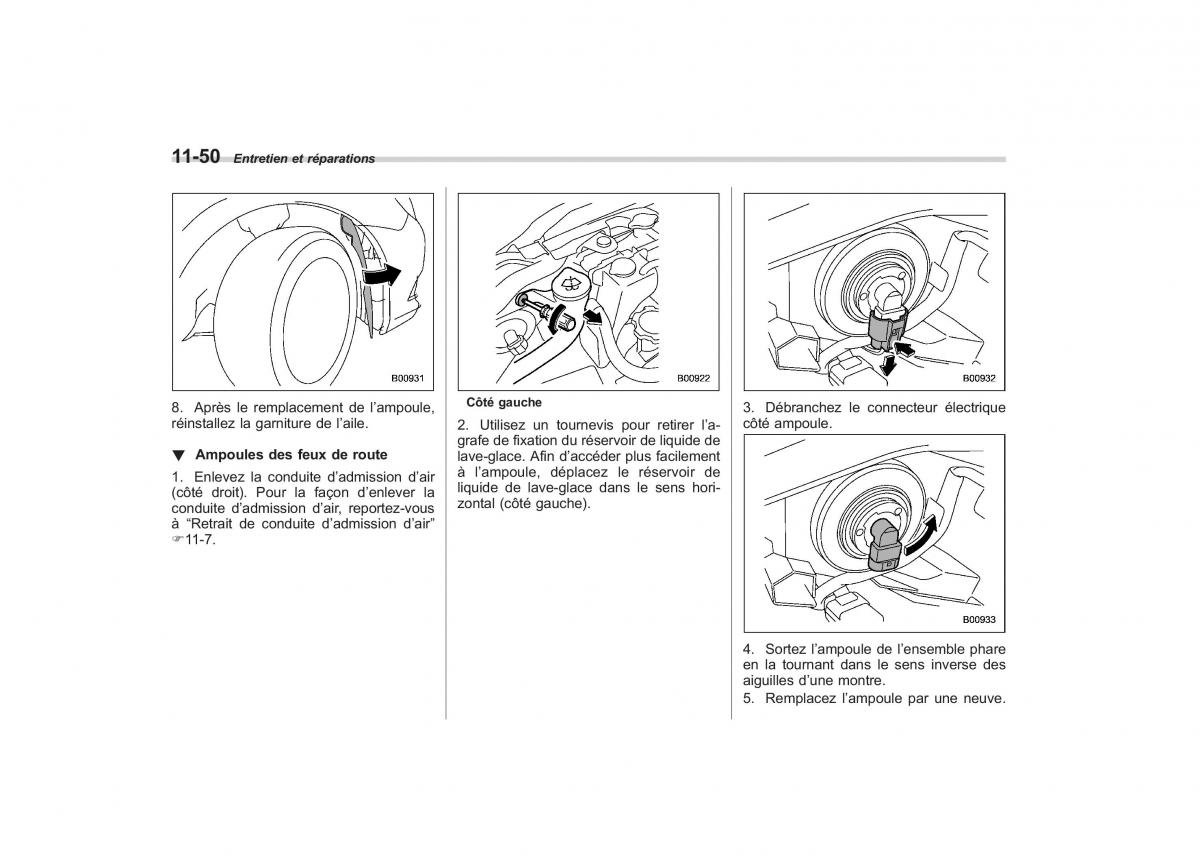 Subaru Outback Legacy IV 4 manuel du proprietaire / page 452