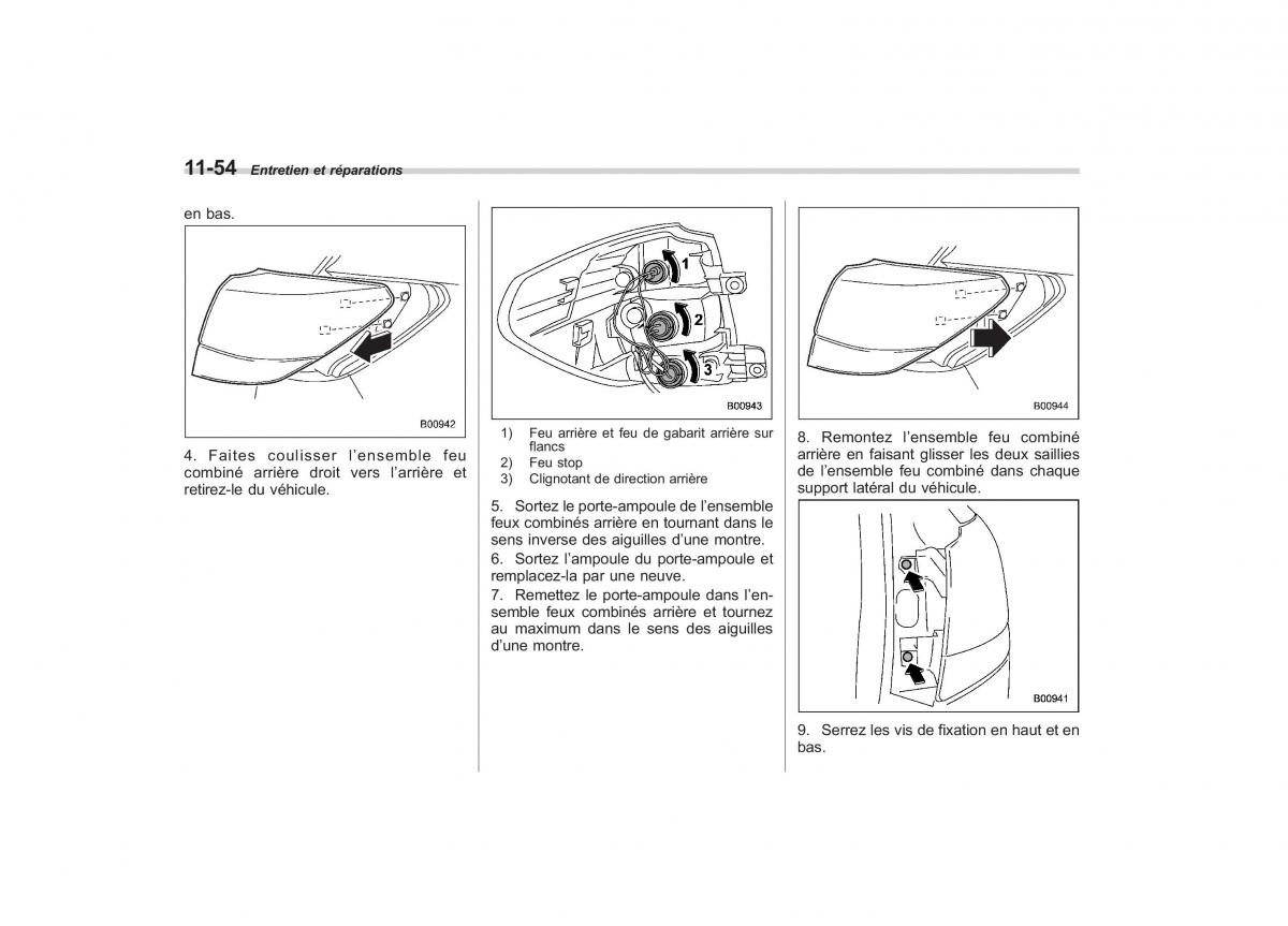 Subaru Outback Legacy IV 4 manuel du proprietaire / page 456