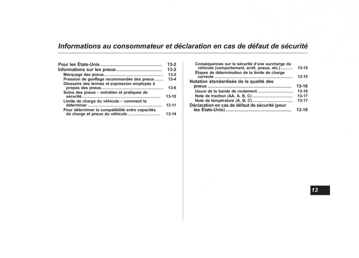 Subaru Outback Legacy IV 4 manuel du proprietaire / page 479