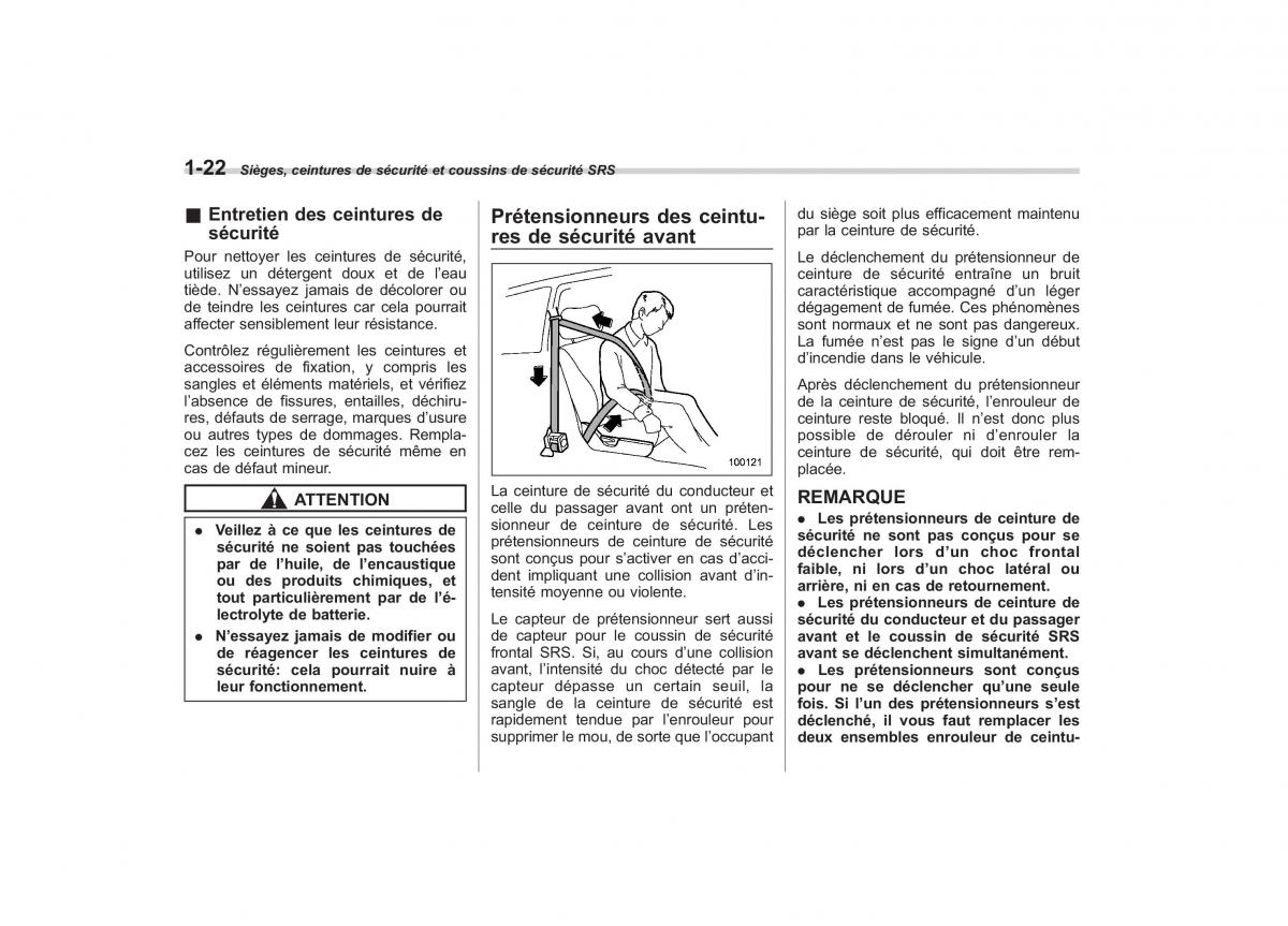 Subaru Outback Legacy IV 4 manuel du proprietaire / page 49