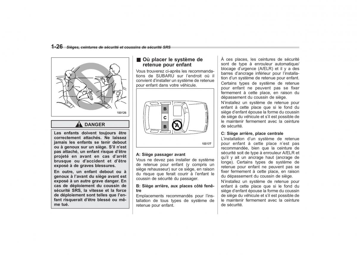 Subaru Outback Legacy IV 4 manuel du proprietaire / page 53