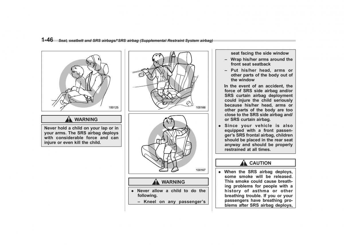 Subaru Outback Legacy V 5 owners manual / page 73