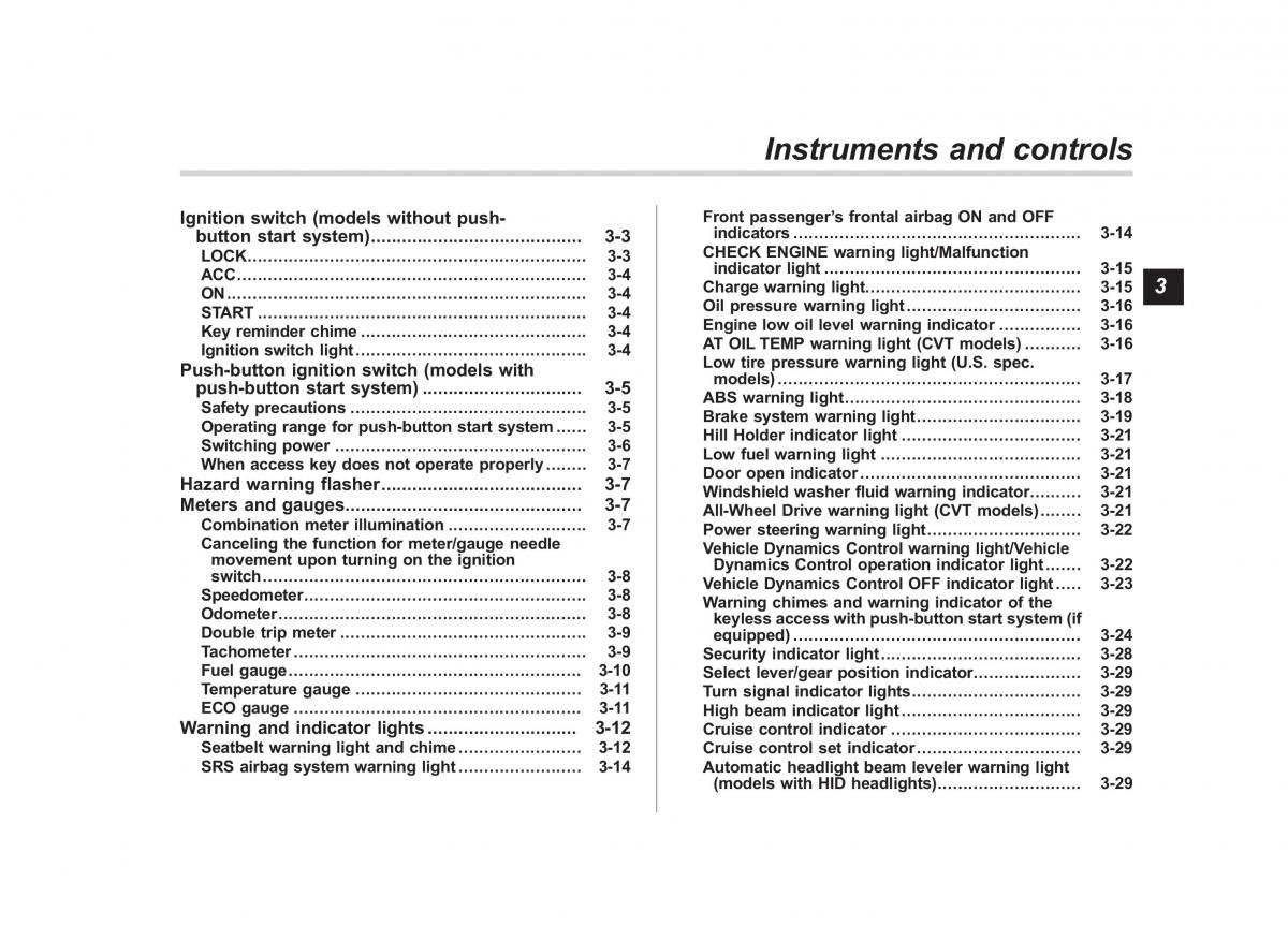 Subaru Outback Legacy V 5 owners manual / page 148