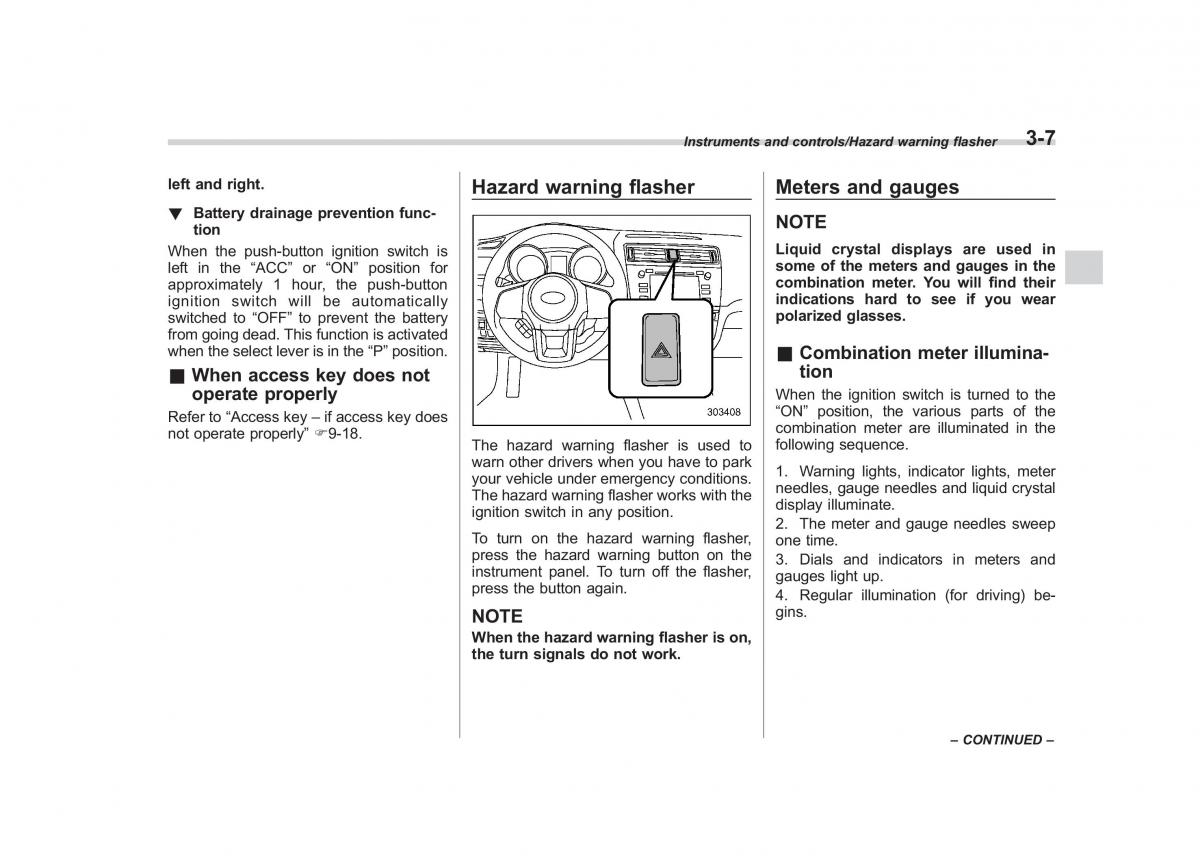 Subaru Outback Legacy V 5 owners manual / page 154