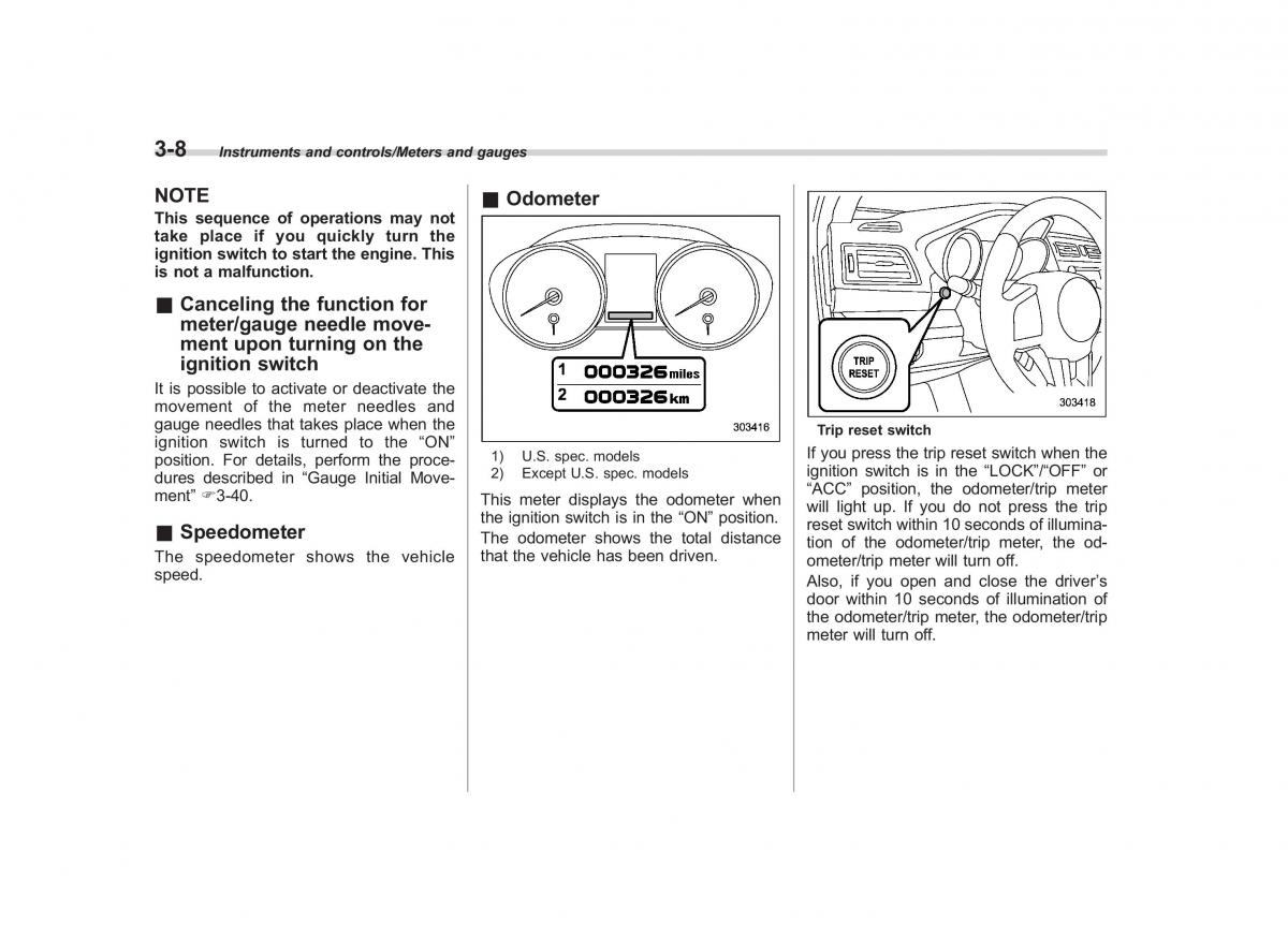 Subaru Outback Legacy V 5 owners manual / page 155