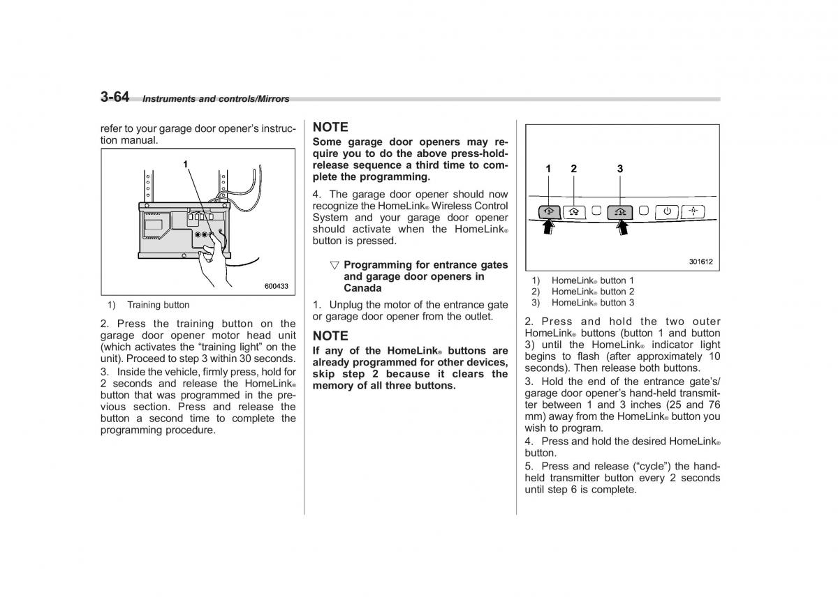 Subaru Outback Legacy V 5 owners manual / page 211