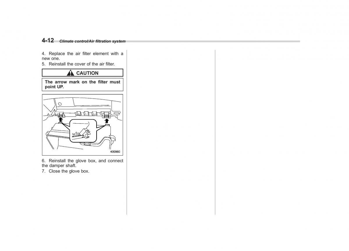 Subaru Outback Legacy V 5 owners manual / page 227