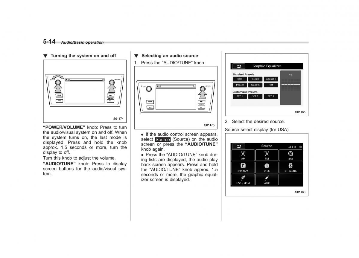 Subaru Outback Legacy V 5 owners manual / page 241