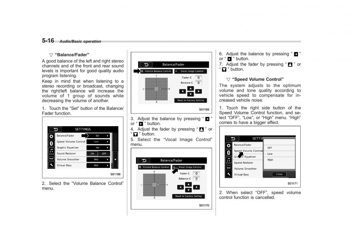 Subaru Outback Legacy V 5 owners manual / page 243