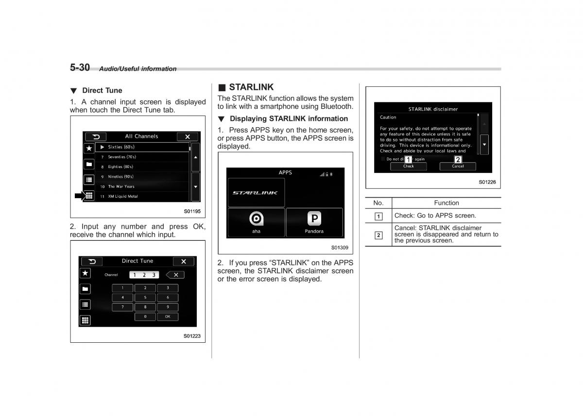 Subaru Outback Legacy V 5 owners manual / page 257