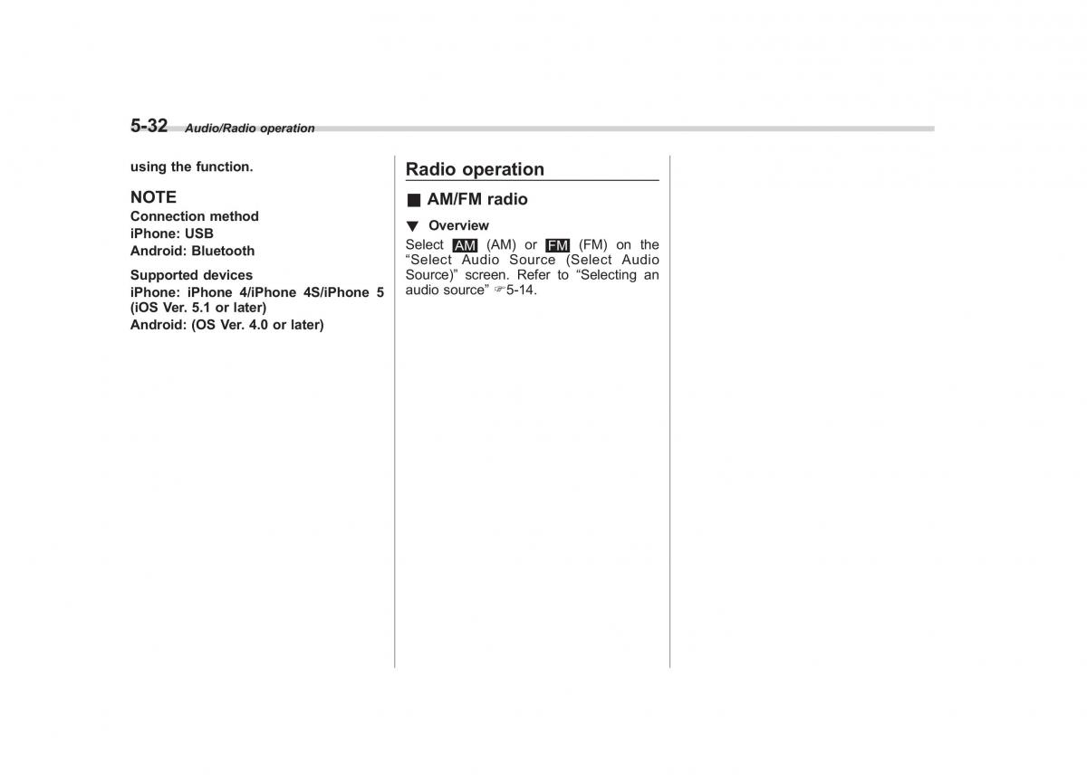 Subaru Outback Legacy V 5 owners manual / page 259