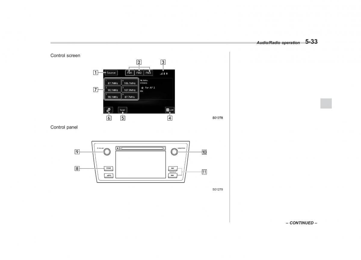 Subaru Outback Legacy V 5 owners manual / page 260