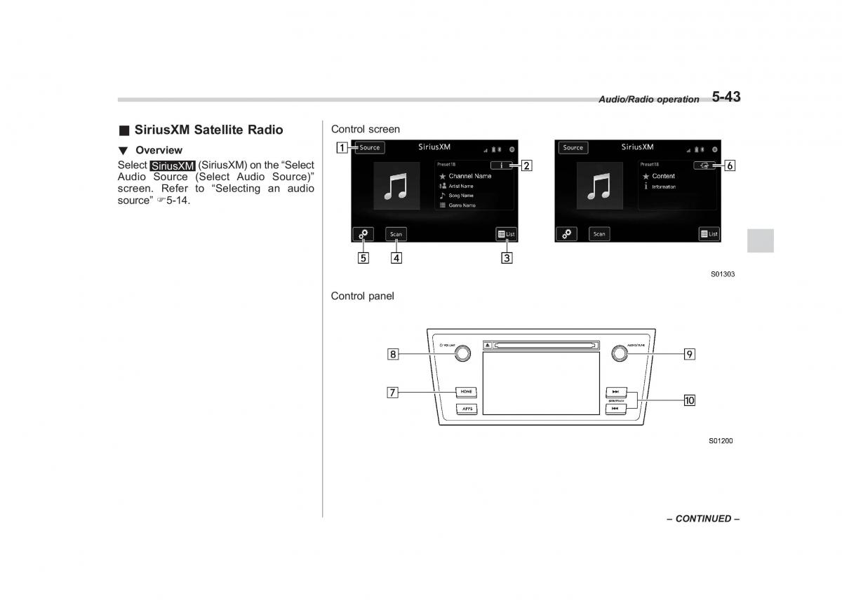 Subaru Outback Legacy V 5 owners manual / page 270