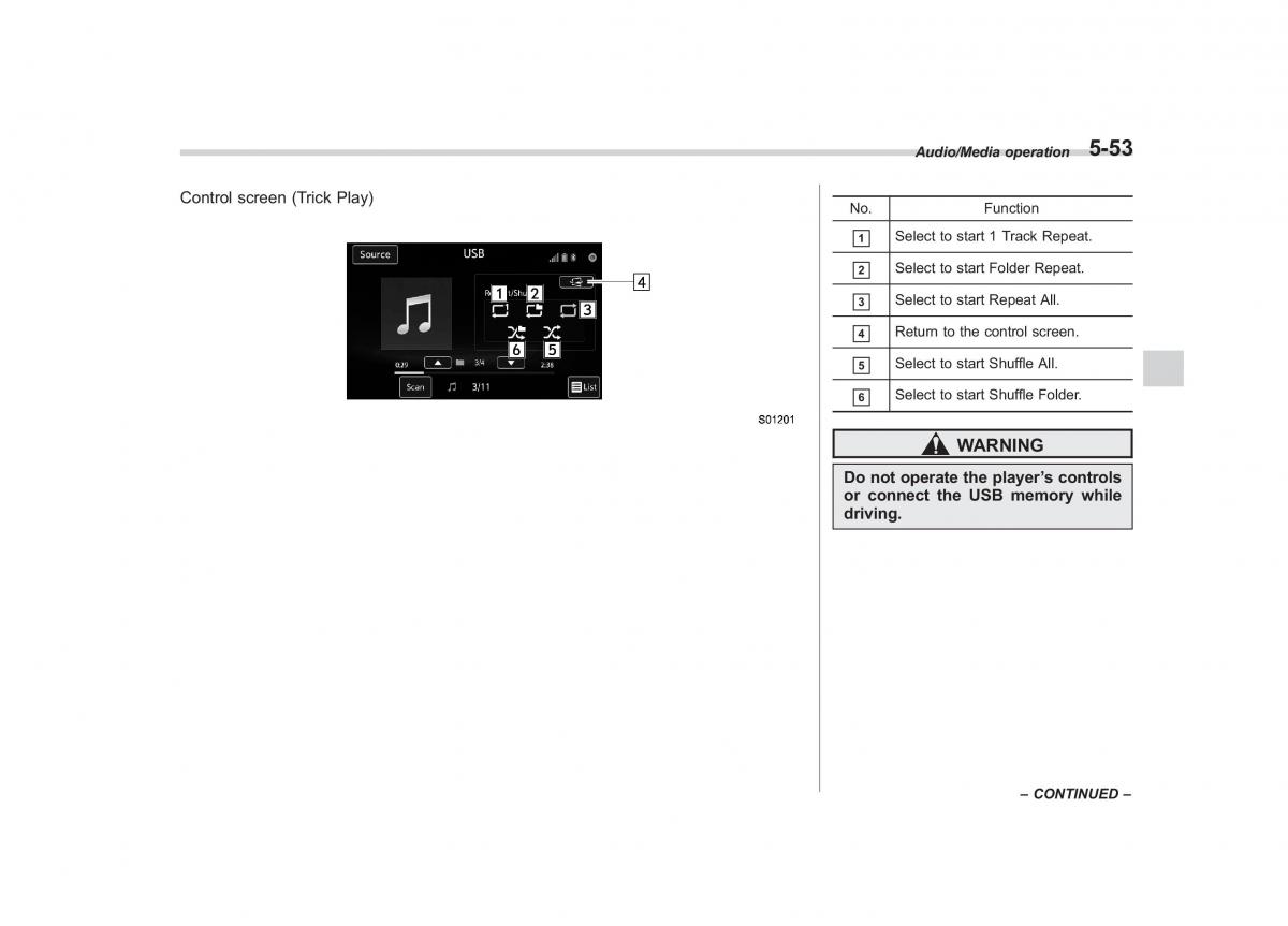 Subaru Outback Legacy V 5 owners manual / page 280