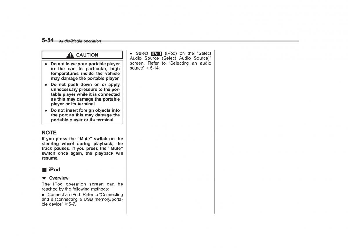 Subaru Outback Legacy V 5 owners manual / page 281