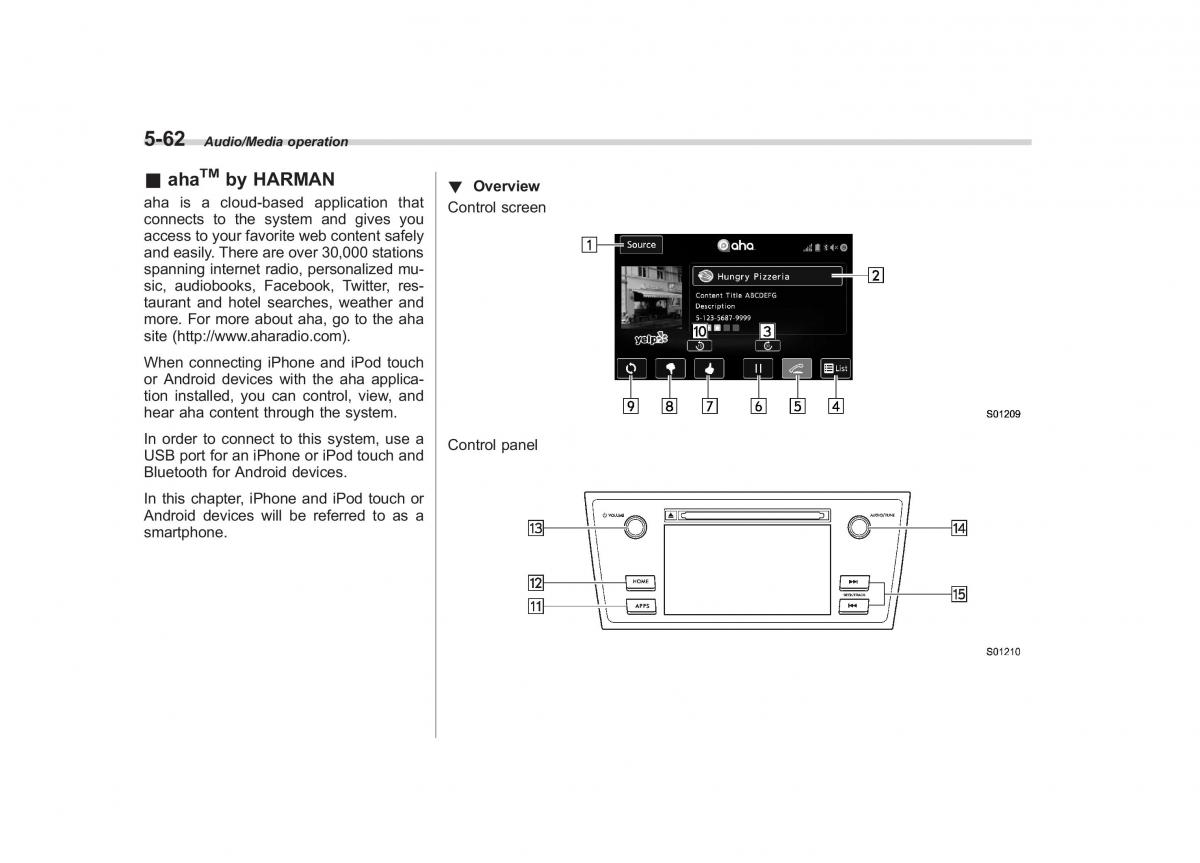 Subaru Outback Legacy V 5 owners manual / page 289