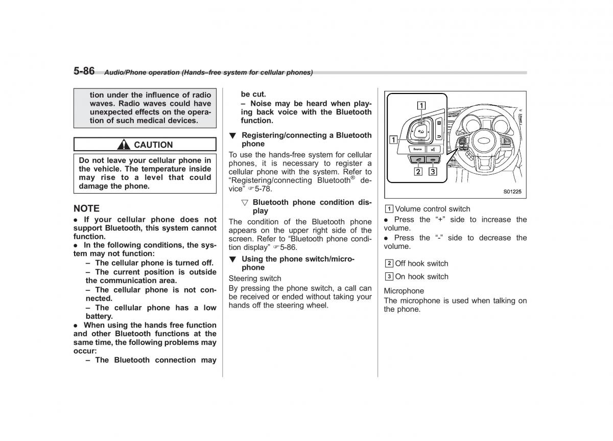 Subaru Outback Legacy V 5 owners manual / page 313