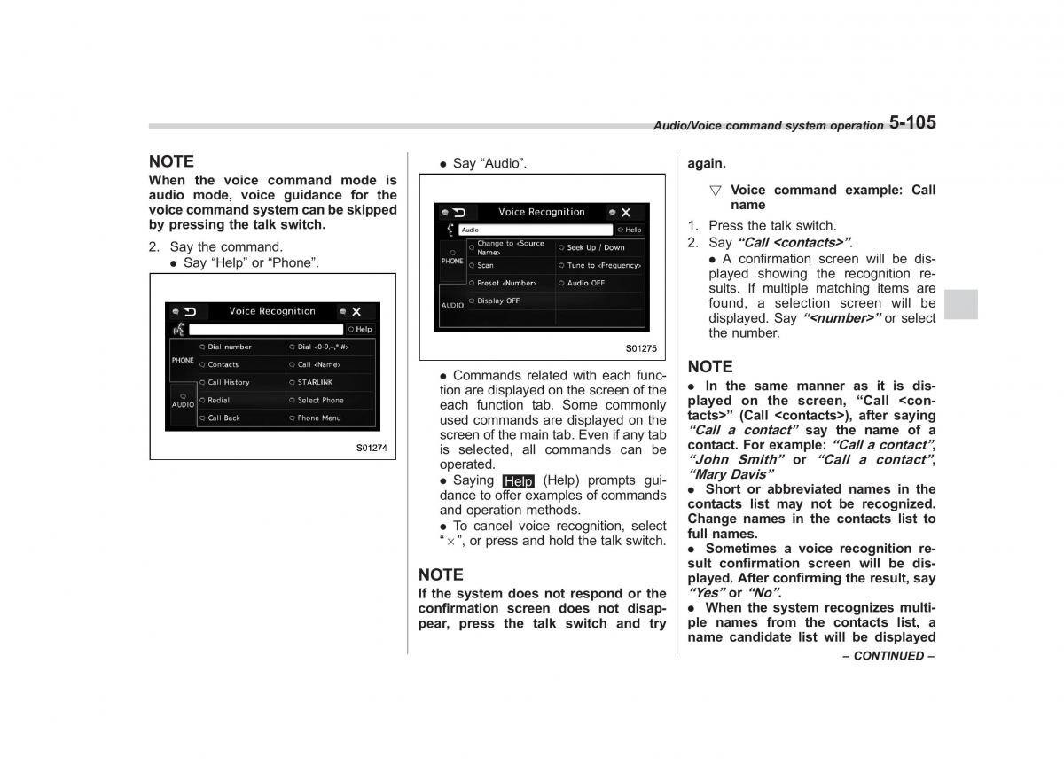 Subaru Outback Legacy V 5 owners manual / page 332