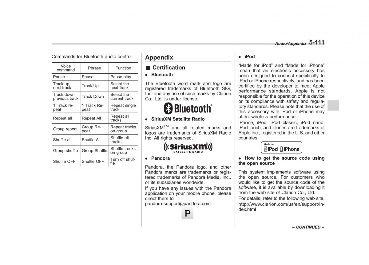 Subaru Outback Legacy V 5 owners manual / page 338