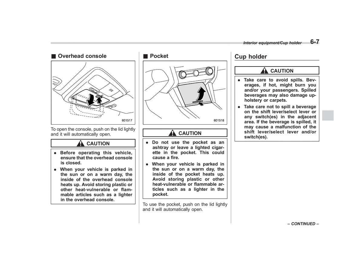 Subaru Outback Legacy V 5 owners manual / page 346