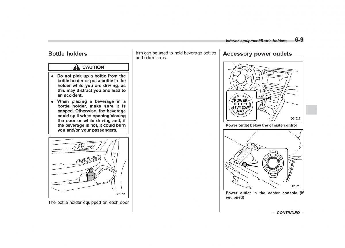 Subaru Outback Legacy V 5 owners manual / page 348