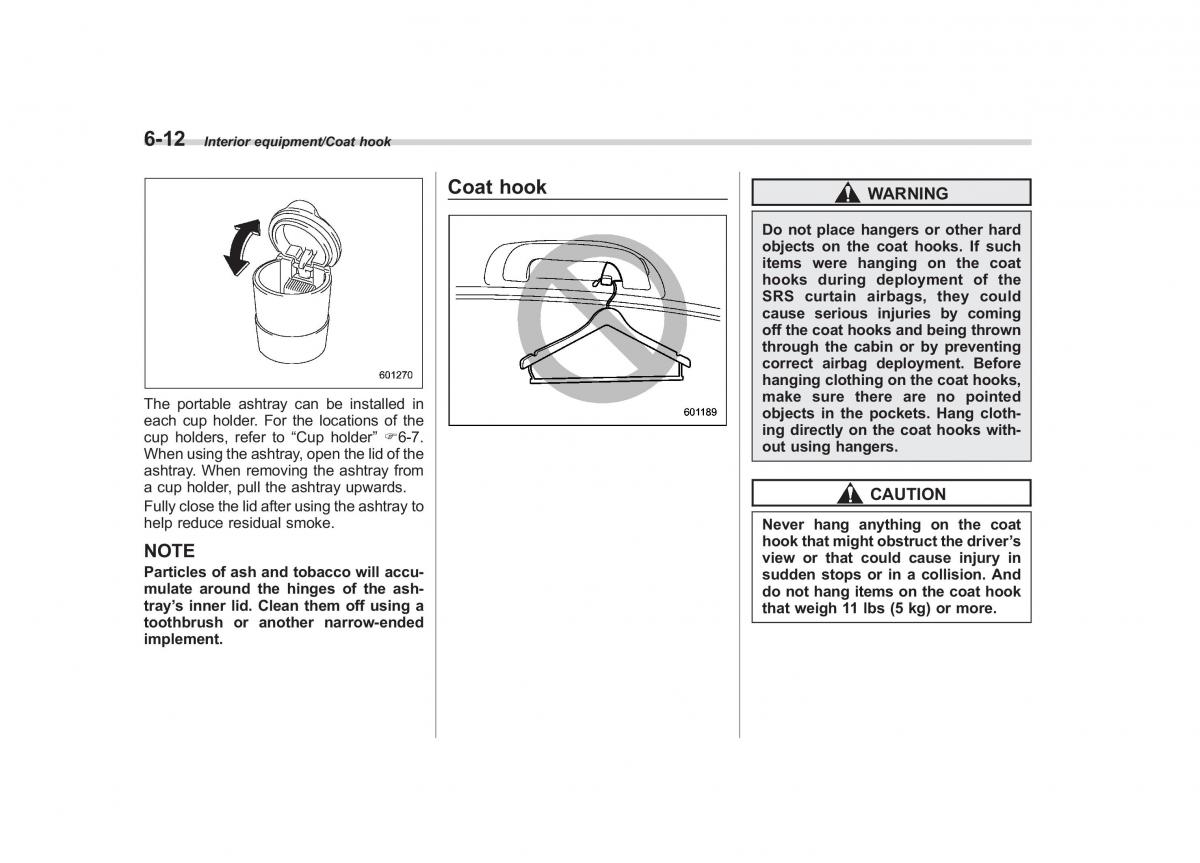 Subaru Outback Legacy V 5 owners manual / page 351