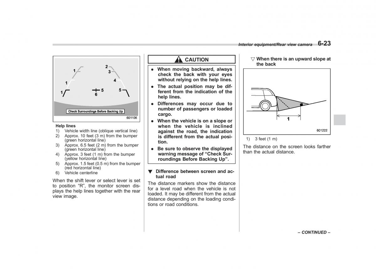 Subaru Outback Legacy V 5 owners manual / page 362