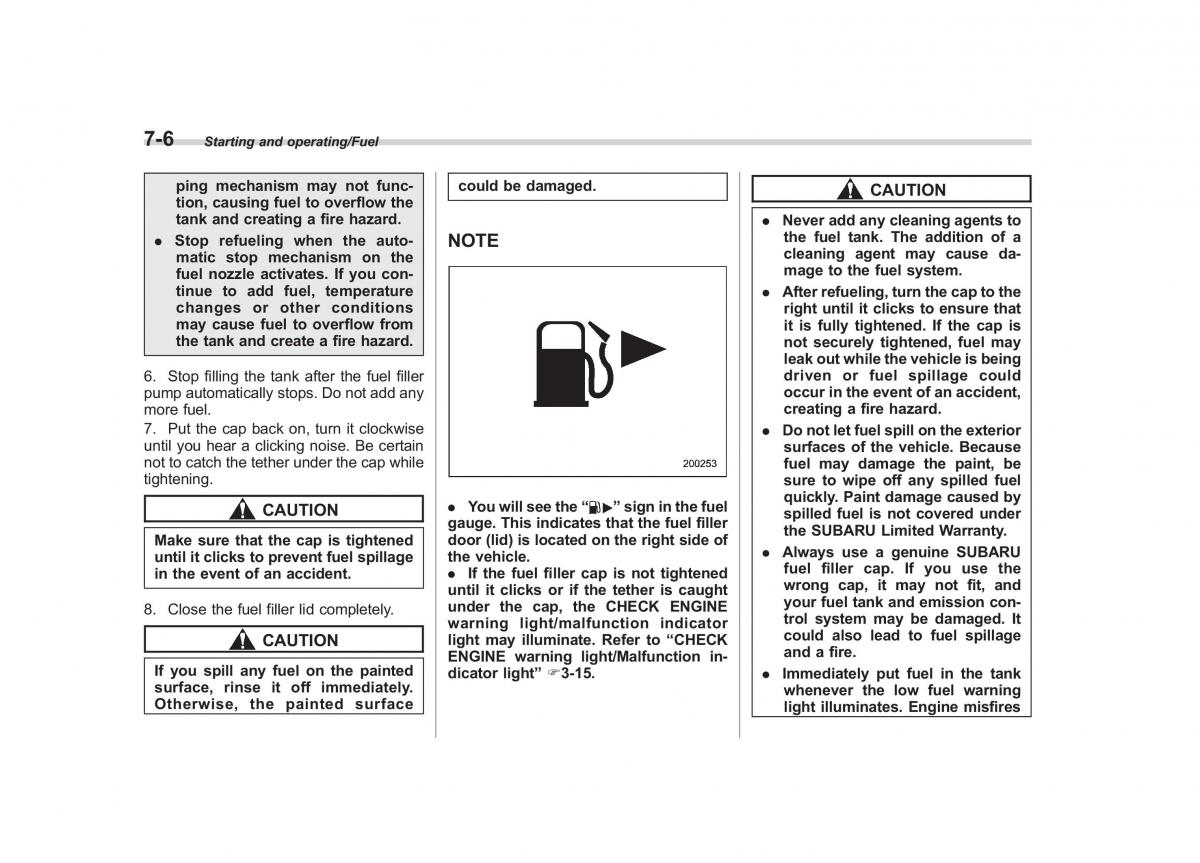 Subaru Outback Legacy V 5 owners manual / page 369