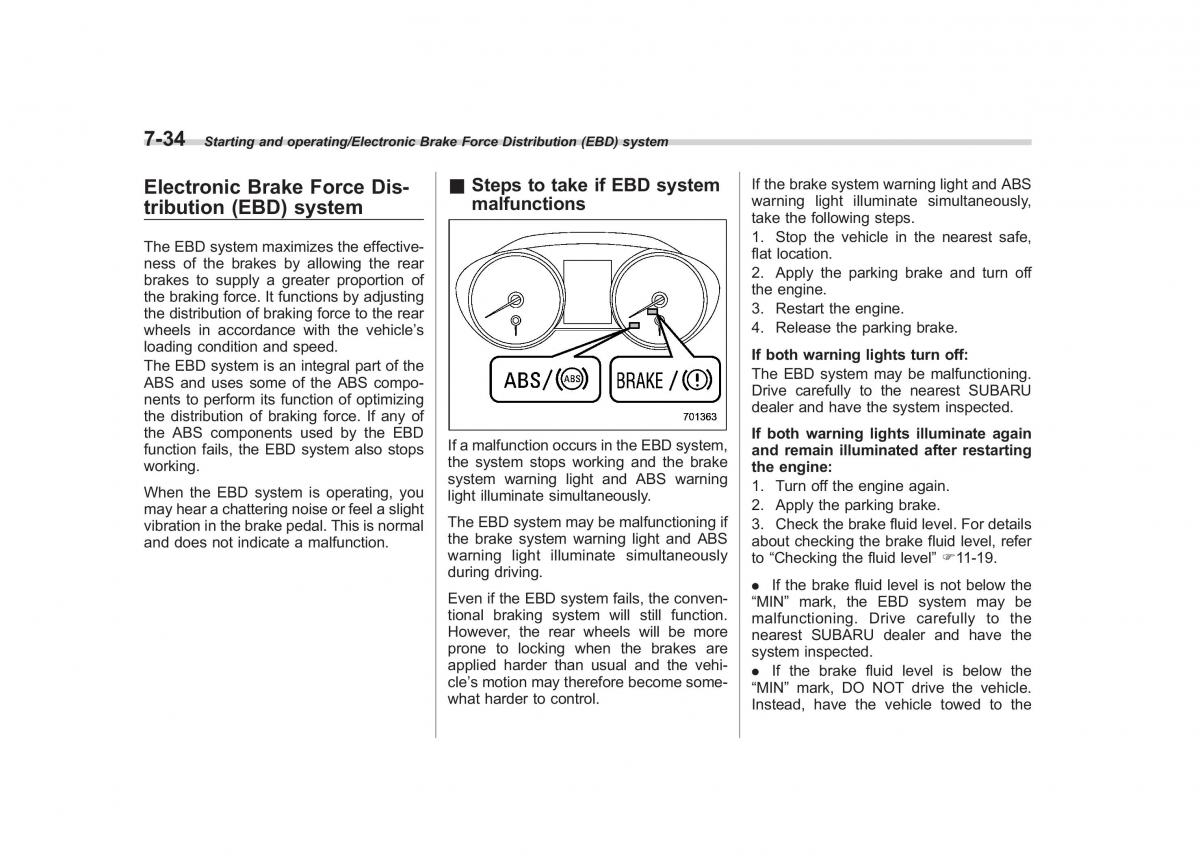 Subaru Outback Legacy V 5 owners manual / page 397