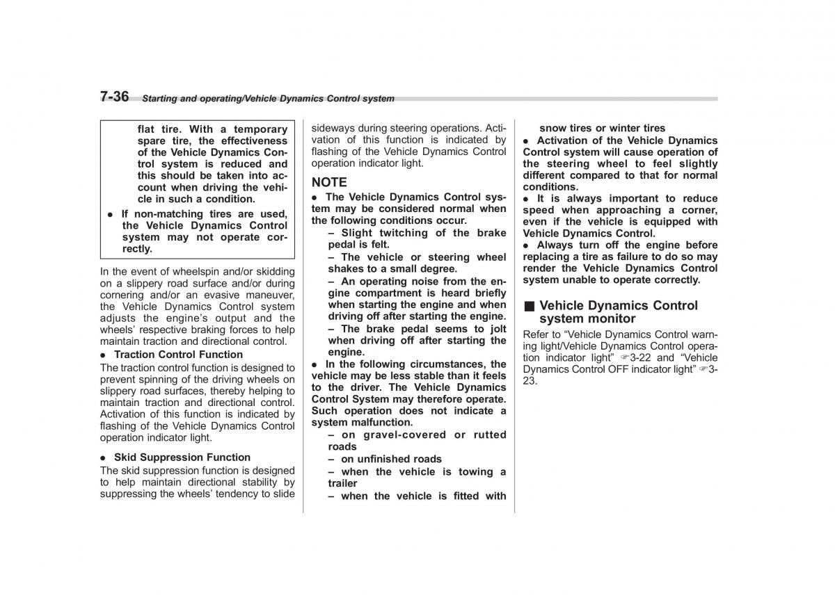 Subaru Outback Legacy V 5 owners manual / page 399