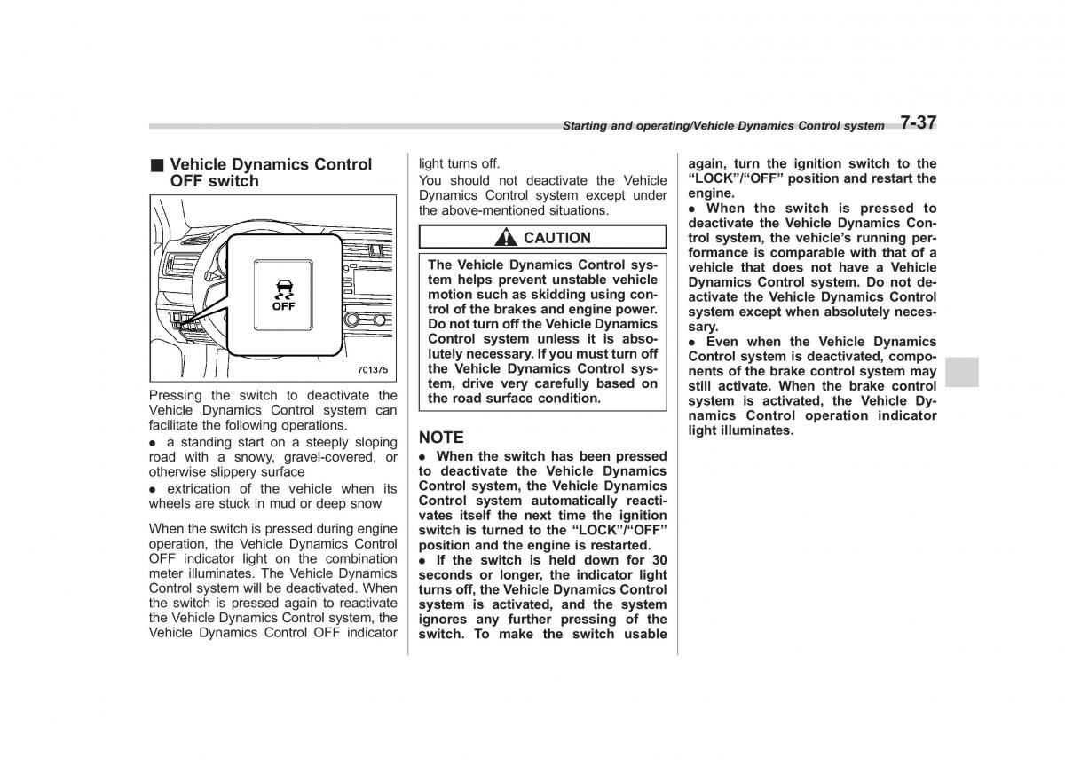 Subaru Outback Legacy V 5 owners manual / page 400