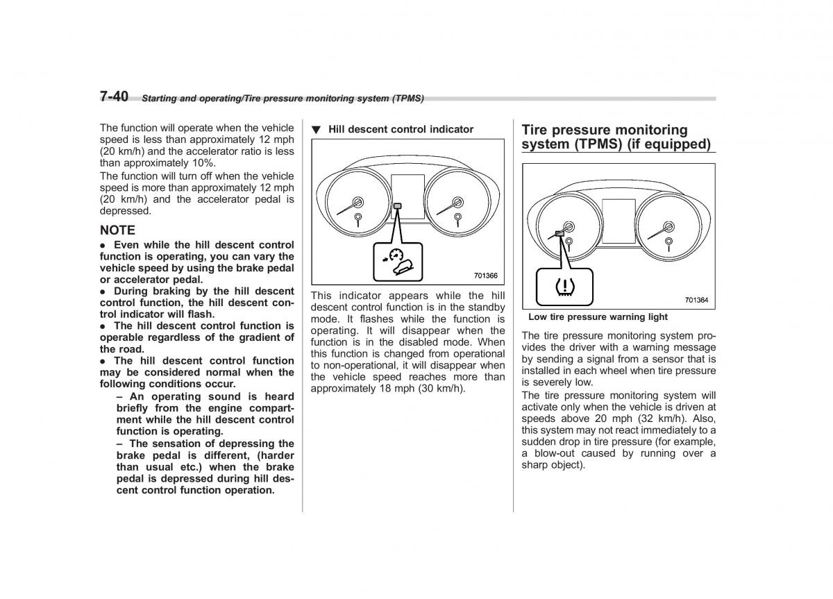 Subaru Outback Legacy V 5 owners manual / page 403