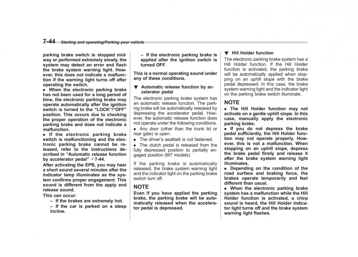 Subaru Outback Legacy V 5 owners manual / page 407