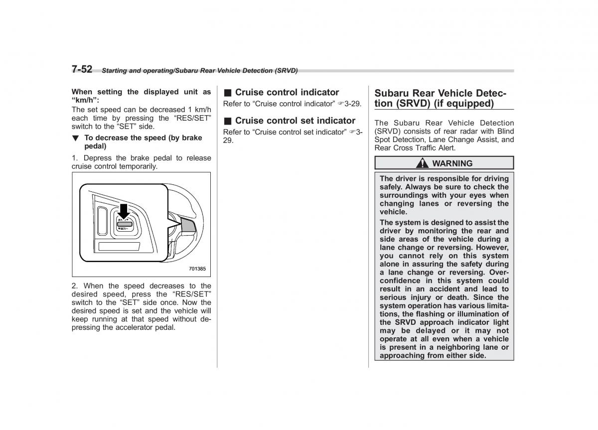 Subaru Outback Legacy V 5 owners manual / page 415