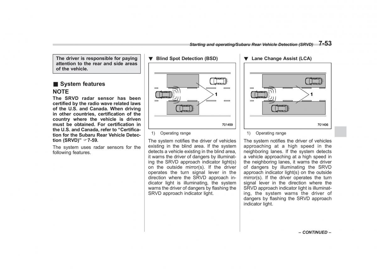 Subaru Outback Legacy V 5 owners manual / page 416