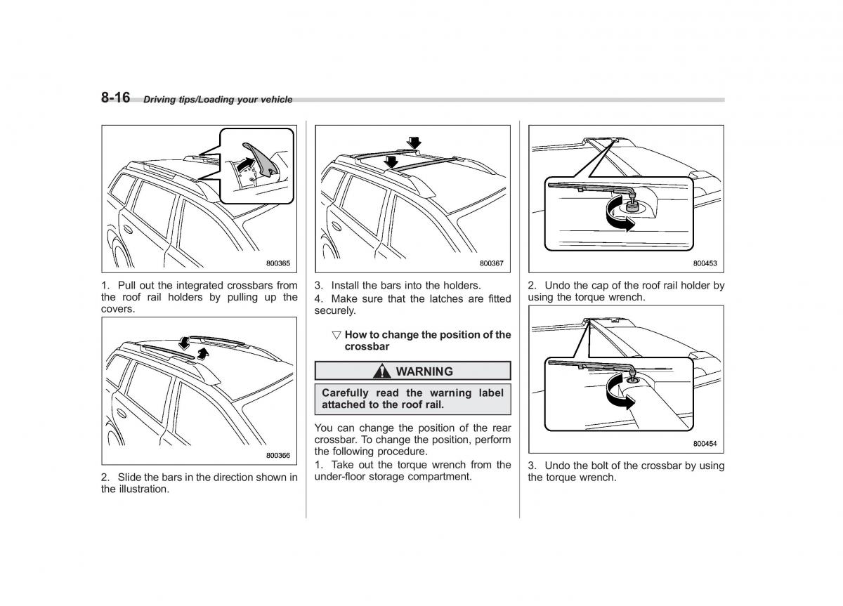 Subaru Outback Legacy V 5 owners manual / page 439