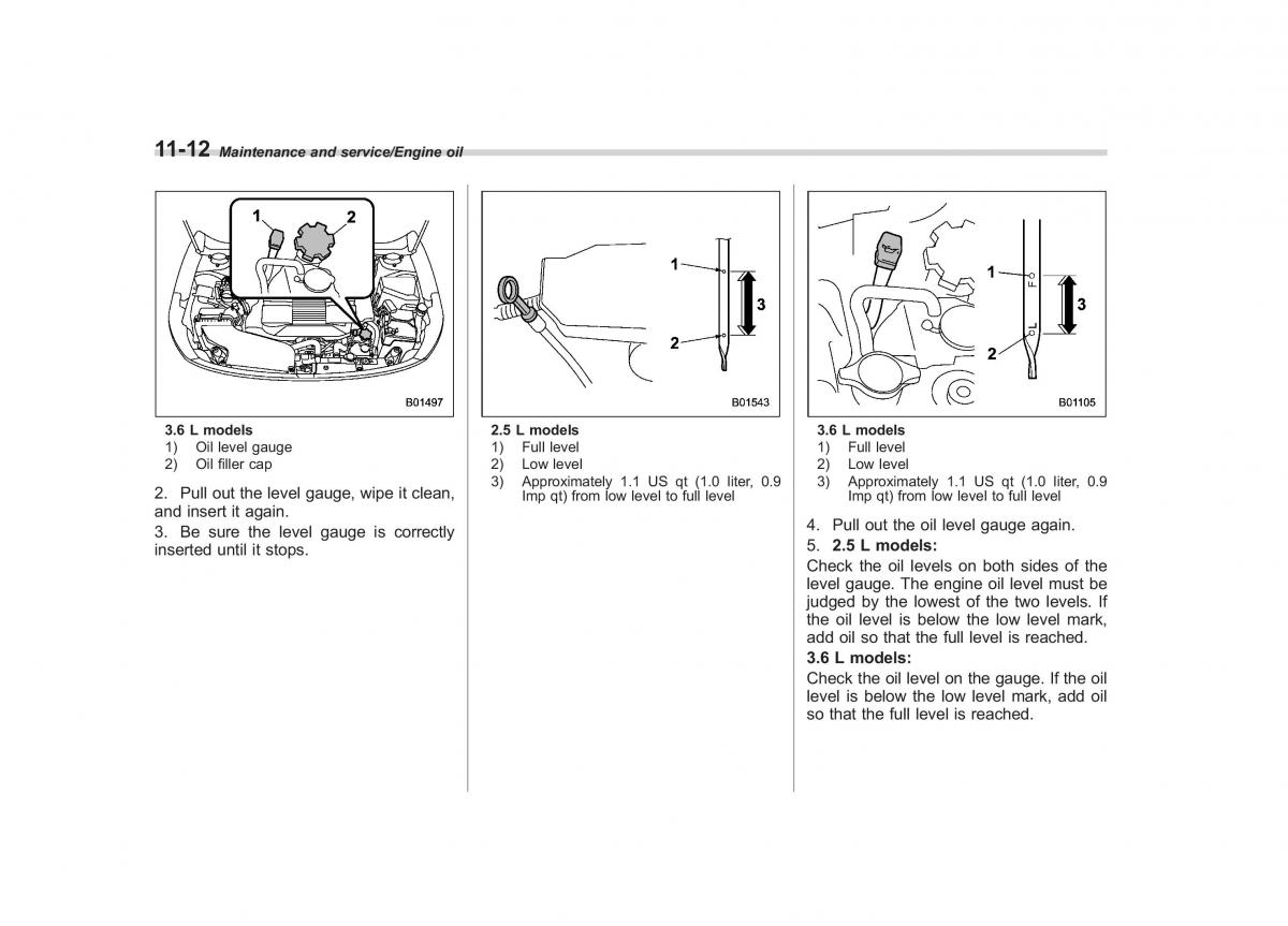 Subaru Outback Legacy V 5 owners manual / page 493