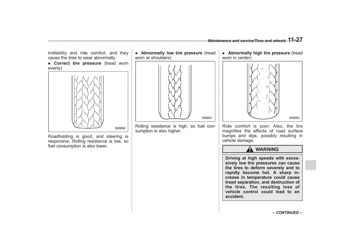 Subaru Outback Legacy V 5 owners manual / page 508