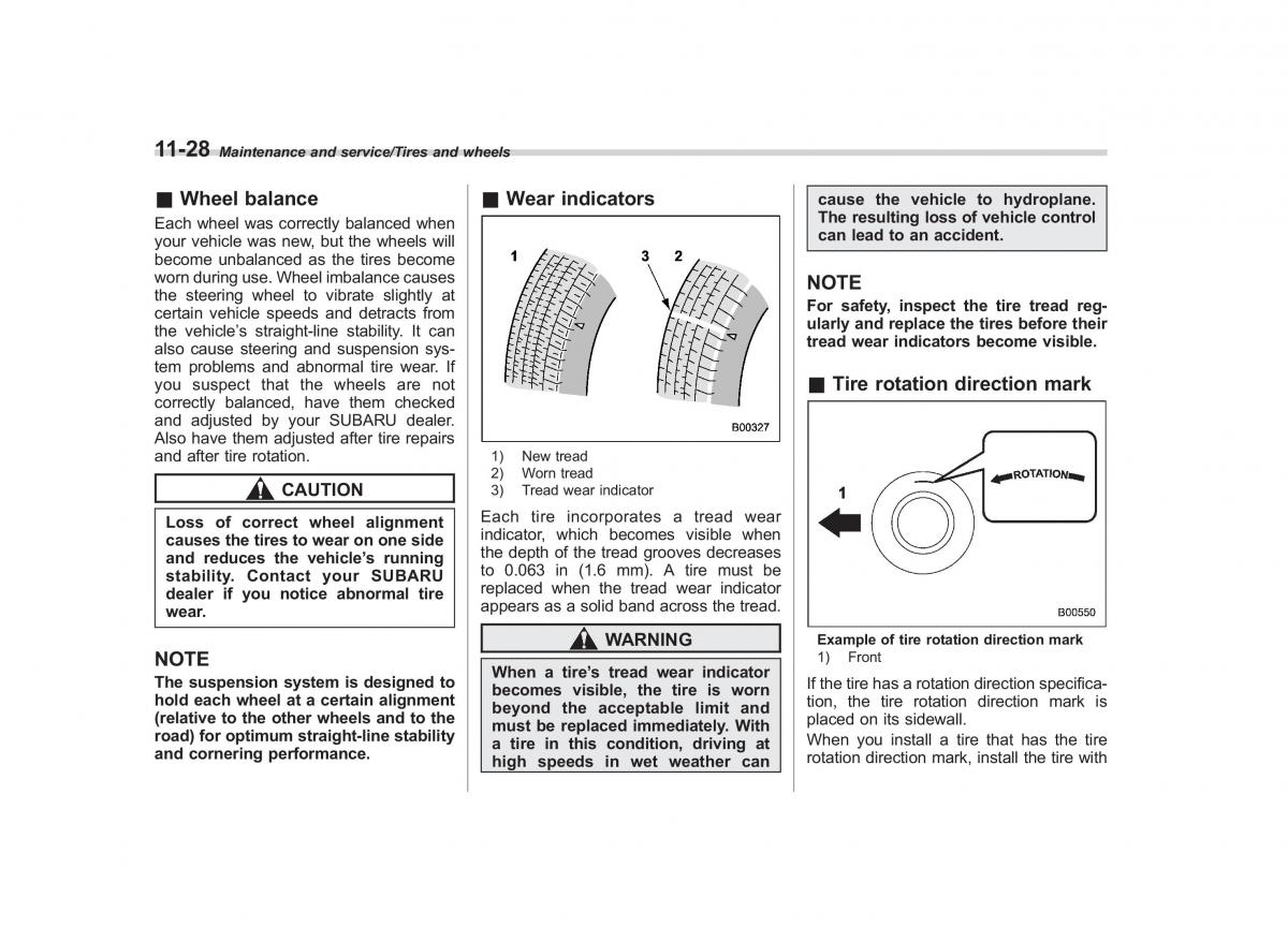 Subaru Outback Legacy V 5 owners manual / page 509