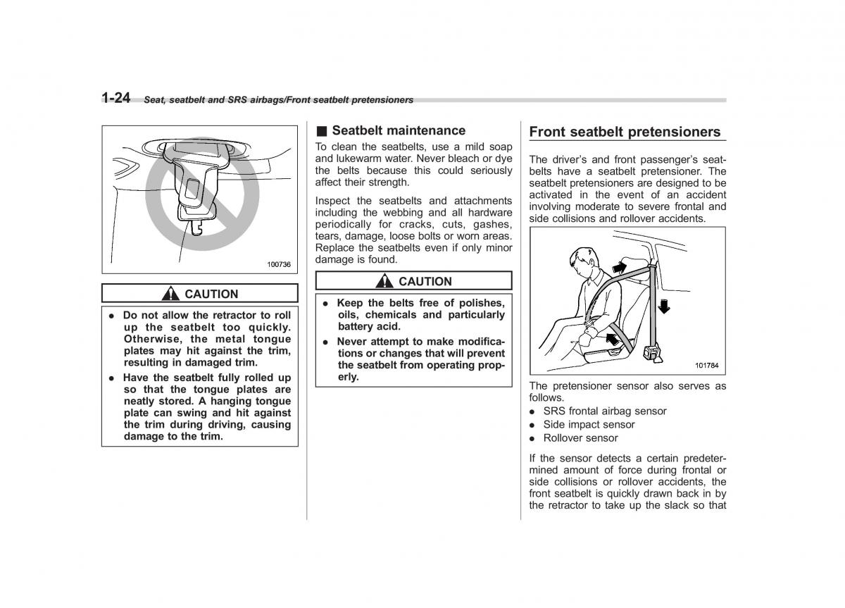 Subaru Outback Legacy V 5 owners manual / page 51