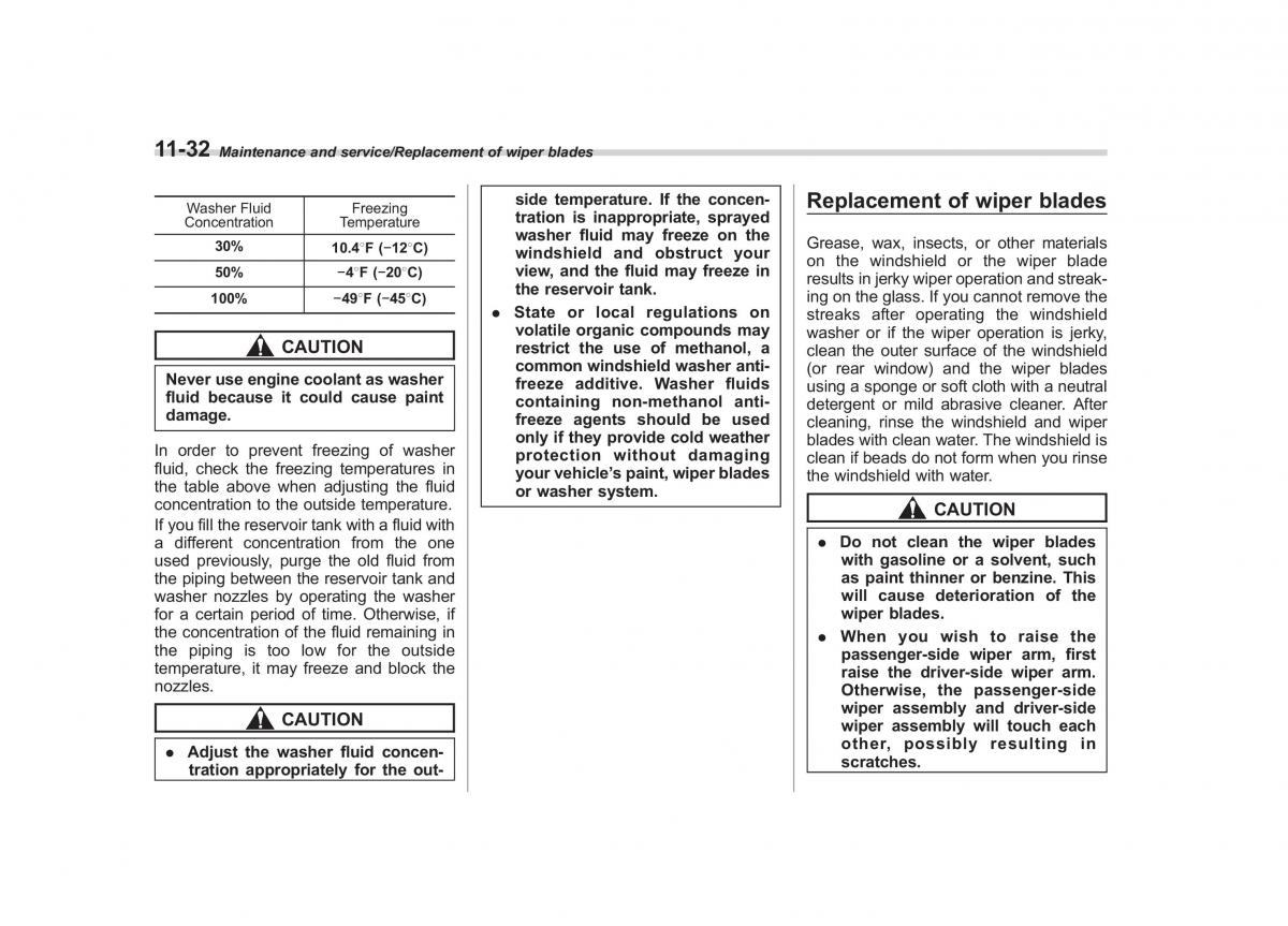 Subaru Outback Legacy V 5 owners manual / page 513