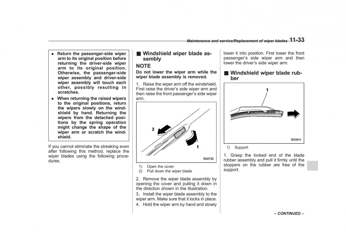 Subaru Outback Legacy V 5 owners manual / page 514