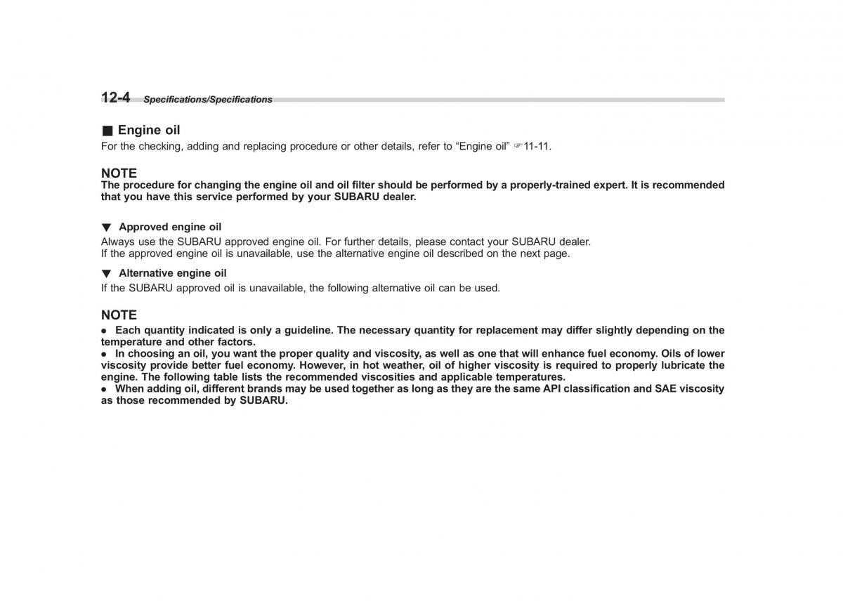 Subaru Outback Legacy V 5 owners manual / page 537